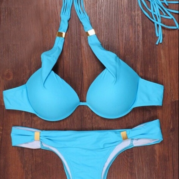 Solid Color Push Up Swimsuit! - Picture 6 of 8